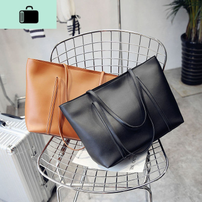 学生大包包2020韩版新款女包单肩包时尚休闲大容量手提包托特包潮NEW LAKE女士单肩包