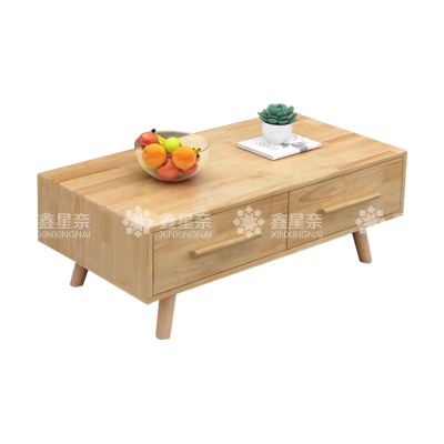 鑫星奈XXN4022316 实木茶几现代简约长茶几 1.2米