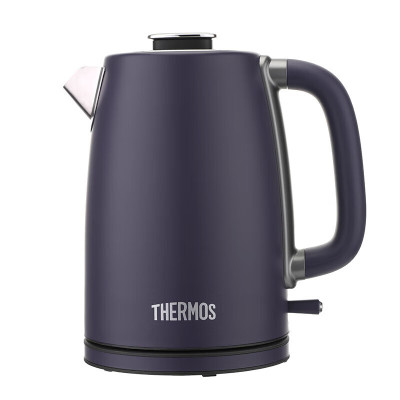 膳魔师(THERMOS)电热水壶家用大容量烧水壶不锈钢电水壶 紫色 1.7L EHA-1328A-PB