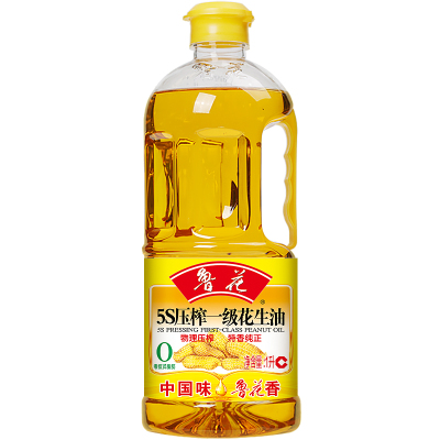 鲁花 [直销]5S物理压榨一级花生油1L 食用油 粮油