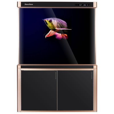 客厅大型鱼缸 底过滤生态金鱼缸 玻璃中型下过滤免换水水族箱