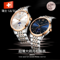 瑞士手表爱沃驰I&W CARNIVAL自动机械表男表进口机芯个性时尚防水简约男士轻奢气质商务腕表527G