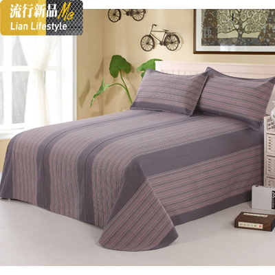 棉32线老粗布床单三件套加密加厚单人双人学生1.21.51.82.0米床 三维工匠