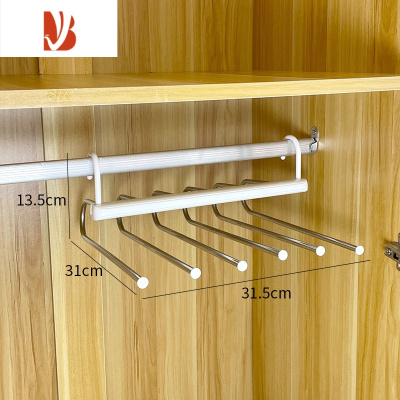 三维工匠折叠裤架伸缩多专用裤子衣架家用内置裤夹衣柜收纳器裤挂架