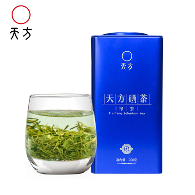 2025年新茶春茶安徽天方200g一级I硒茶绿茶听装 石台硒茶绿茶 手工炒青绿茶 安徽茶叶