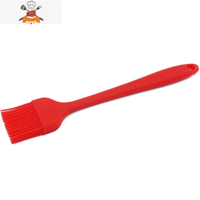 烘焙用硅胶毛刷烧烤油刷食品级面包蛋糕刷子可高温刮刀烙饼 敬平 大号红色油刷