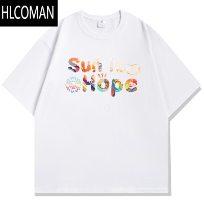 HLCOMAN2025王楚钦孙颖莎莎头组合文化衫短袖T恤夏男女宽松休闲半袖上衣