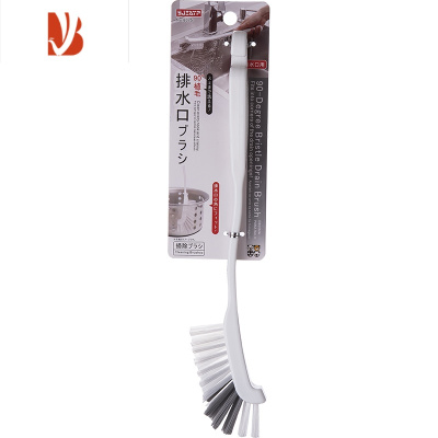 三维工匠厨房水槽排水口清洁刷水池缝隙刷无死角弯头刷子卫生间墙角清洗刷