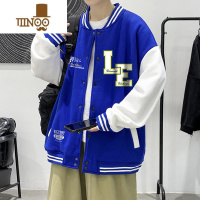 YANXU美式街头棒球服男士潮牌宽松休闲夹克外套青少年百搭上衣服