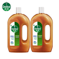 滴露(Dettol)消毒液1.2+1.2L组合装家居清洁杀菌抑菌衣物除菌地板浴室皮肤