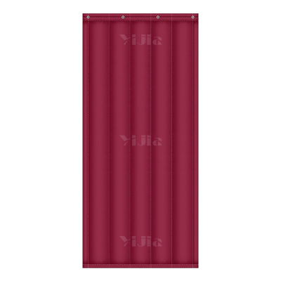 翌嘉YJ3111668 牛津布棉门帘保暖保温门帘防风防寒 红色