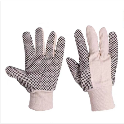 铂牛 帆布点珠手套 均码 双