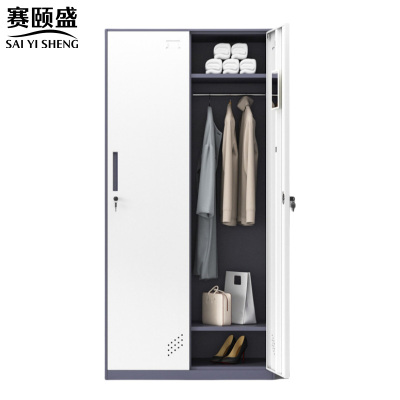 赛颐盛钢制更衣柜套色2门台