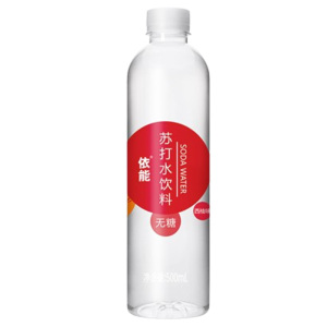 依能苏打水饮料无糖无汽弱碱西柚味苏打水500ml*24瓶