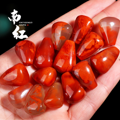 精选四川南红玛瑙冰飘一体佛头三通星月菩提佛珠手串文玩diy配件送女朋友老婆情人节七夕生日礼物