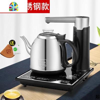 全自动上水壶电热烧水壶一体家用抽水泡茶专用器具茶台功夫电磁炉 FENGHOU 黑色