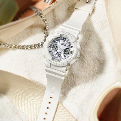 CASIO旗舰店卡西欧手表女g-shock新款生日送礼女士小表盘潮流运动防水学生电子石英表女日韩腕表GMA-S120VA