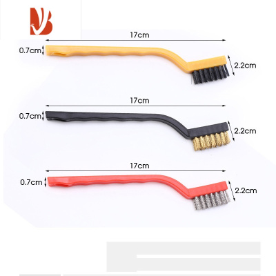 三维工匠厨房煤气灶台清洁刷五件套油烟机缝隙刷除垢油污小刷子钢丝刷器