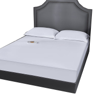 点途 DT-17 100%纯棉五星级酒店床品三件套 白色 1.2米床单款被套