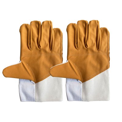 邦能之星帆布手套全掌透气机械加工铁路手套油田煤矿三层绒布手套电焊劳保手套N191332