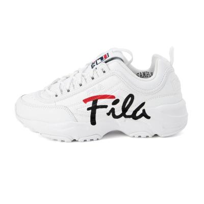 斐乐(FILA)女士复古厚底潮流拼色休闲运动鞋chunky风格百搭小白鞋