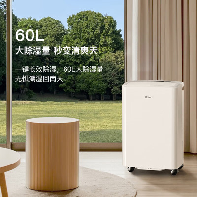 海尔(Haier)除湿机 除湿量60升别墅地下室车间仓库工业大功率除湿器CF60-HAE单位:台