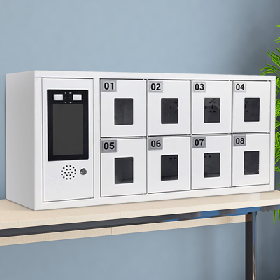 臻远 人脸识别手机柜充电柜手机保管存放柜 8门手机充电柜