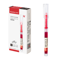 齐心 RP625 全针管直液式走珠笔 0.5mm 12支/盒 红