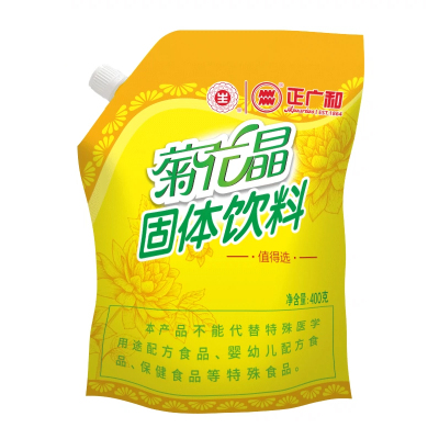 正广和生字牌菊花晶固体饮料袋装400g*1袋装菊花晶颗粒怀旧饮品