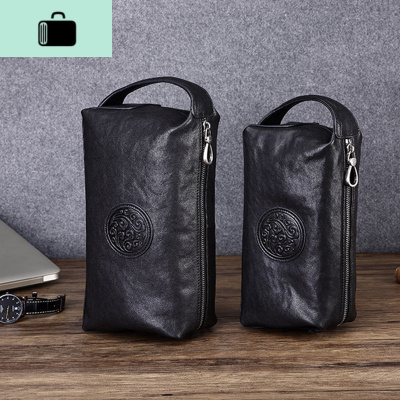 男个性简约手提手拿大容量多功能夹包中国风潮流休闲手抓包NEW LAKE男士手拿包