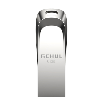 杰储(GCHUL) U130 旭日系列 128G USB3.1 防水防震高速U盘/优盘 (计价单位:个) 银色