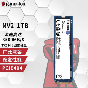 NV2 1TB M.2固态盘台式电脑游戏硬盘M.2 NVMe协议 台式机笔记本固态硬盘 NV2系列 1TB