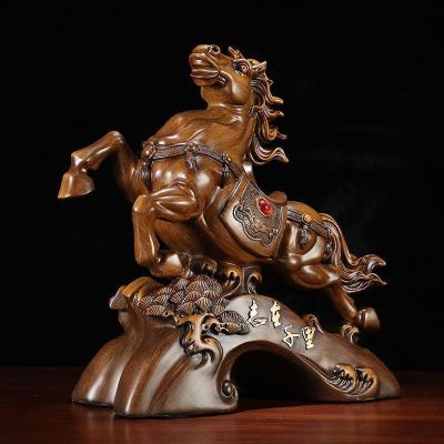 美帮汇志在千里马摆件工艺品客厅酒柜装饰品办公室桌面摆设乔迁开业礼品