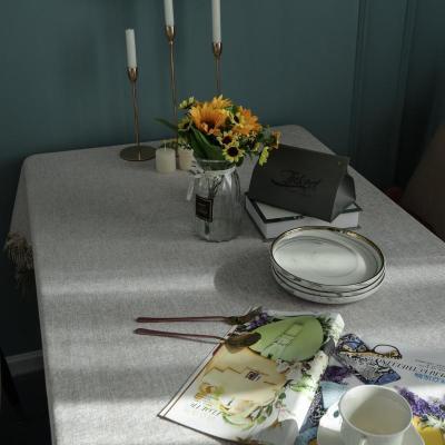 美帮汇茶桌布艺现代简约北欧轻台布长方形西餐桌椅套罩