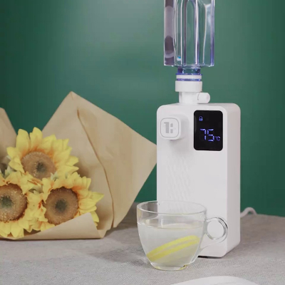 邦可臣饮水机台式小型家用制热即热全自动智能儿童桌面办公室一体机_单机转换头水管_温热