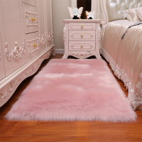 美帮汇欧式客厅长毛绒地毯卧室床边地垫满铺房间公主飘窗网红仿羊毛