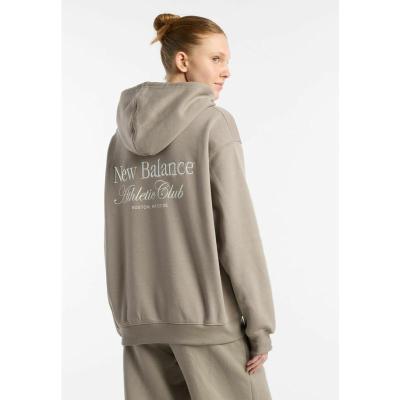 New Balance女款淡紫色连帽卫衣时尚休闲舒适百搭上衣