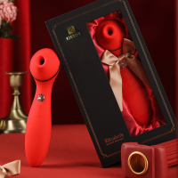 KISTOY伊丽莎白按摩震动棒秒爱潮神器女性用品性用具自慰器跳蛋舔吸允器振动棒情爱玩具成人情趣性用品仿真阳具