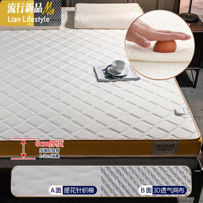 订做乳胶记忆棉海绵床垫软垫榻榻米租房专用学生宿舍单人垫被褥子 三维工匠