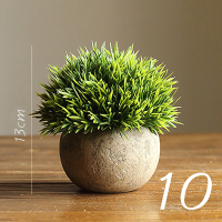 美帮汇仿真树球盆景 咖盆 绿植盆栽 花球球桌面餐桌装饰品 10