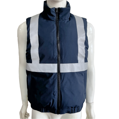 瀚乐邦 高可视性警示防护服羽绒马甲 175# 件