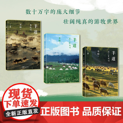 大字版羊道三部曲 春牧场/前山夏牧场/深山夏牧场 我的阿勒泰遥远的向日葵地冬牧场作者李娟非虚构经典游牧生活花城出版社