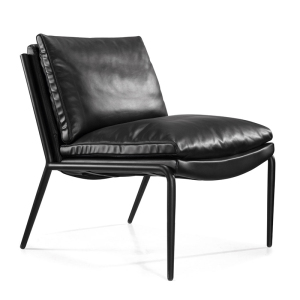 翌嘉 YJ-20116 办公沙发椅电脑椅科技布舒适沙发椅黑色