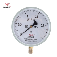 红旗 压力表定制检测款(默认径向轴向需备注)Y150 1MPA 块