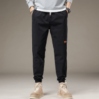 金盾(KIN DON)秋冬季休闲裤男黑色长裤百搭修身小脚韩版潮流纯色裤子