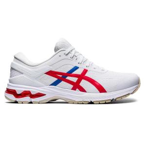 ASICS亚瑟士 GEL-KAYANO 26 RETRO TOKYO 系列 女鞋 时尚百搭透气缓震跑步鞋1012A654 White/Classic_Red 5;Standard