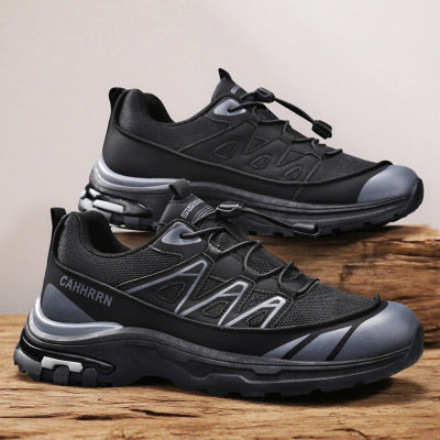 秋季男士平底新款时尚舒适低帮无系带休闲百搭板鞋日常运动男鞋