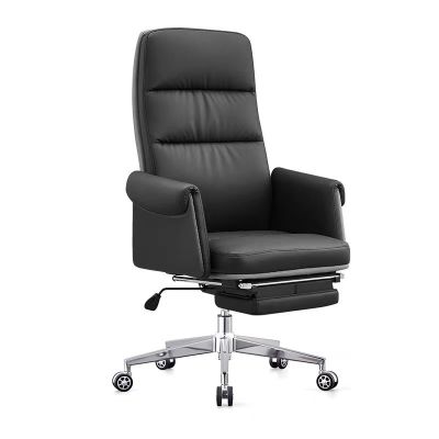 易企采 办公老板椅商务舒适可躺午休椅电脑椅大班椅经理办公椅主管办公椅