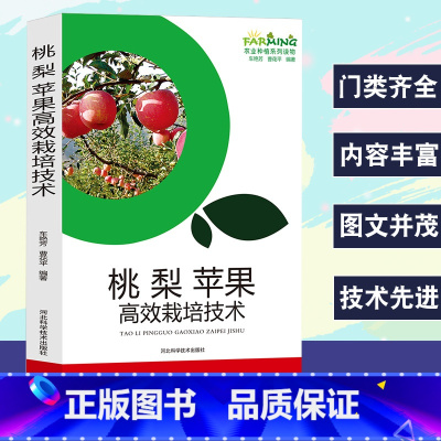 [正版]桃梨苹果高效栽培技术农业种植果树种植书桃梨苹果优良品种介绍建设与栽培管理病虫害防治工作科学先进全面实用简易致富新