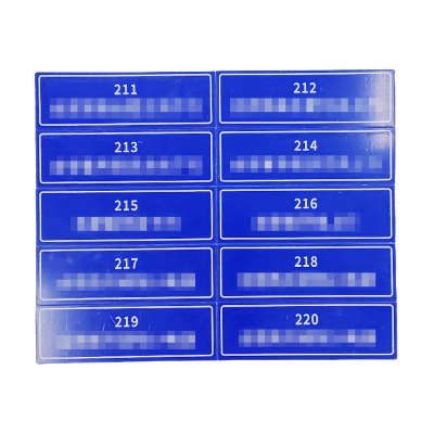 变配箱柜标识铭牌(亚克力)